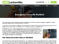 Emergency Locksmith Sheffield – G   M Locksmiths