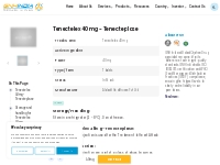 Tenectelex 40mg: Uses, Storage, Benefits, Side Effects, Drug Interacti