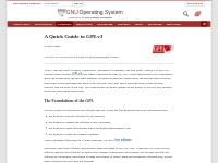 A Quick Guide to GPLv3 - GNU Project - Free Software Foundation
