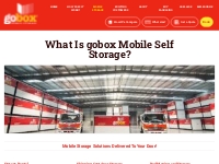Mobile Storage - Portable Self Storage | gobox Mobile Storage