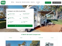 Derwent 6 Berth Campervan - GoCheap Campervan Hire Australia