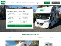 Henty 4 Berth Campervan - GoCheap Campervan Hire Australia