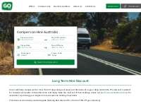 10% Long Term Hire Discount at Go Cheap Campervans Australia 😍