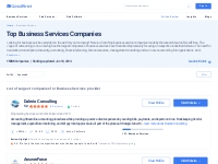 Top Business Services Companies - May 2024 Reviews | GoodFirms