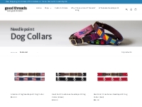 Needlepoint Dog Collars | Good Threads   Good Threads
