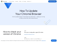 How to Update Chrome to the Latest Version - Google Chrome
