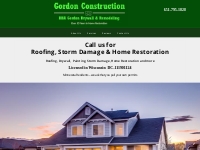 Roofing, Drywall, Painting, Storm Damage, Home Restoration