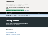 Driving licences - GOV.UK