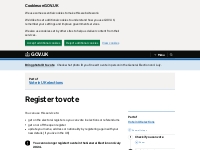 Register to vote - GOV.UK