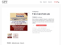 Pets Care Formula