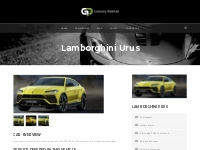 Lamborghini Urus Car Rental Miami | GP Luxury Rental
