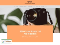 SEO Case Study: 1st Aid Repairs - Grasshopper Digital