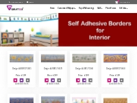 Wallpaper Borders | Abstract & Contemporary Floral Wallpaper Border Be