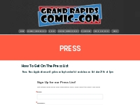PRESS | GR Comic Con