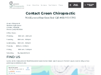 Contact Green Chiropractic, West Omaha NE