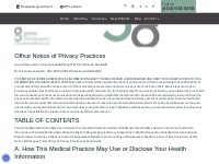 Office Notice of Privacy Practices | Green Chiropractic