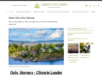 Green City: Oslo, Norway | Green City Times