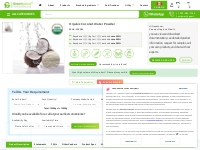 Organic Coconut Water Powder Supplier | Organic Coconut Water Powder S