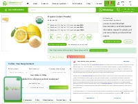 Bulk Organic Lemon Powder | Organic Lemon Powder Supplier