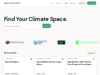 The Green Jobs Board ??? Find Your Climate Space!