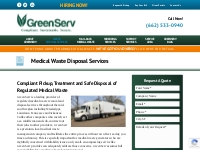 The Best Medical Waste Disposal Service for clients in Mississippi Lou