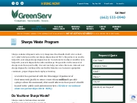 Sharps Waste Disposal Services for Clients in Mississippi Louisiana   