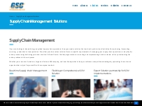 Supply Chain Management Solutions   GSC Technologies