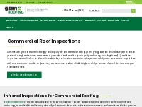 Commercial Roof Inspections in Eastern PA, NJ, DE,   MD - GSM Roofing