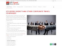 Top Corporate Travel Company | Executive Services | GTI Travel