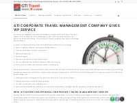 The Best Corporate Travel Management Company | GTI Travel