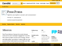 Free Press - GuideStar Profile