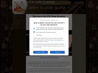 GCH Guitar Academy, free online guitar lessons, guitar tutorials