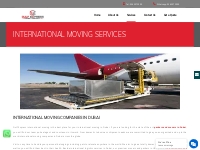 International Moving Companies in Dubai - International Moving UAE | G