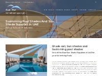 swimming pool shades and Sun shade supplier in UAE