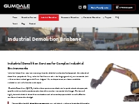 Industrial Demolition Brisbane | Gumdale Industrial Demolition Service