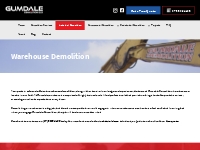 Warehouse Demolition | Gumdale Demolition