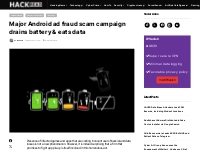 Major Android ad fraud scam campaign drains battery   eats data