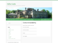 Contact   Availability - Hafton Castle