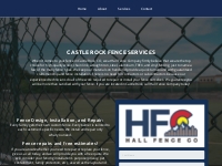 Elizabeth, Colorado Fence Services | Hall Fence Company
