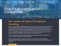 Quality   Compliance Consulting | Halloran Consulting Group