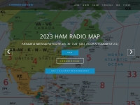 Amateur Radio Prefix Wall Map