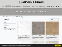 Bathroom PVC Wall Panels - HANCOCK   BROWN