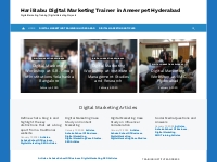 Hari Babu Digital Marketing Trainer in Ameerpet Hyderabad | Digital Ma