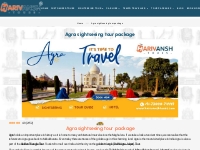 Agra sightseeing tour package