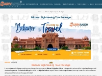 Bikaner sightseeing tour package