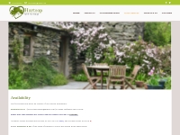 Availability - Hartsop Mill Cottage