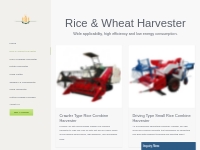 Multifunctional Rice/Wheat/Soybean/Sesame/Reed Harvester For Sale | Ha