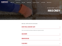 Masonry Reinforcement   Cleaners | Hatch Building Supply | Madison, WI