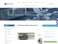 Coffee Machine Gear Motor Manufacturers - China Coffee Machine Gear Mo