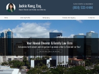 Your Hawaii Divorce & Family Law Firm | Jackie Kong Attorney